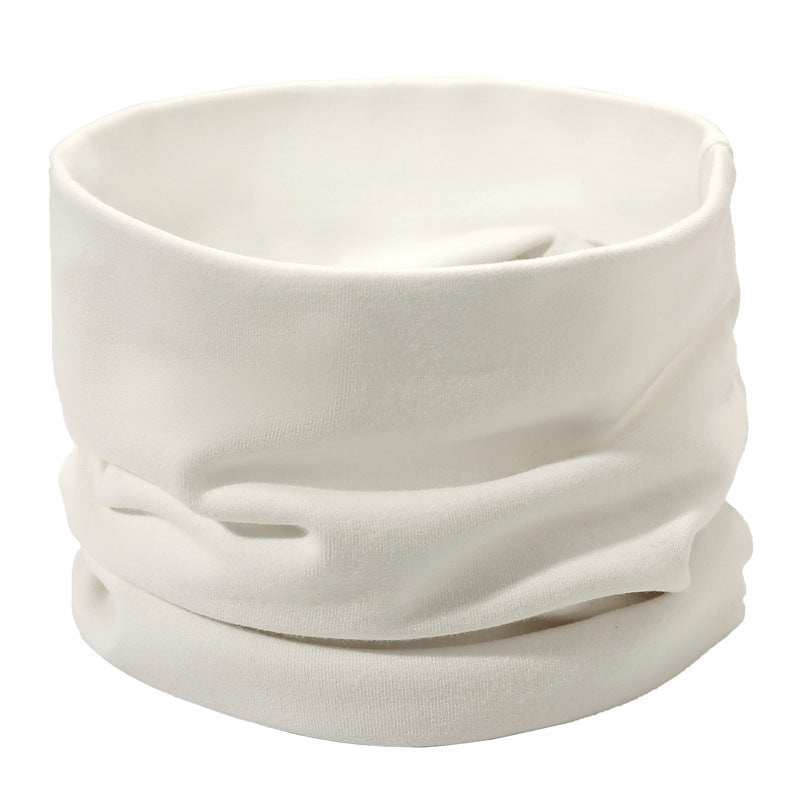 Cotton tube scarf, warming, for sports and everyday use