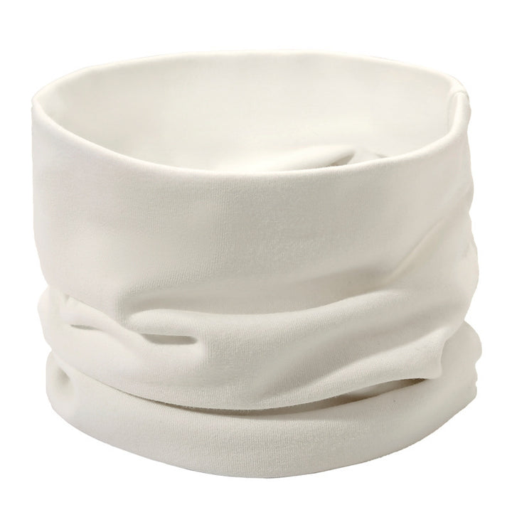 Cotton tube scarf, warming, for sports and everyday use