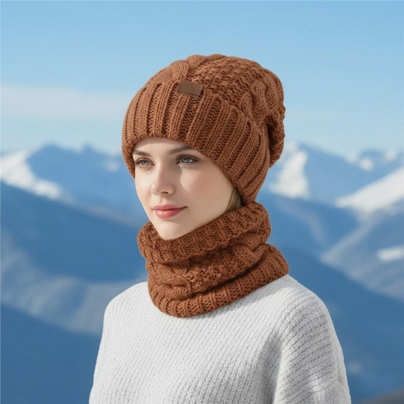 Winter Set: Knit beanie and scarf