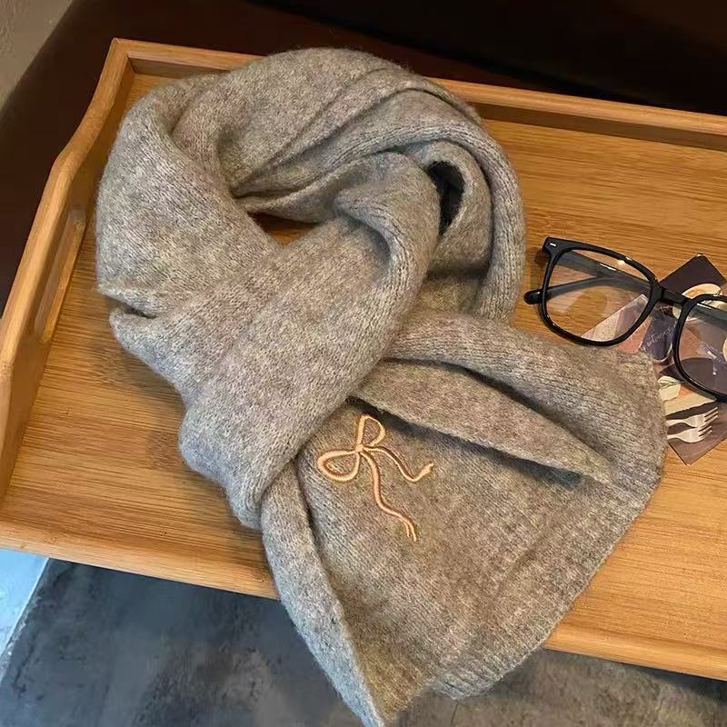 Soft knitted scarf, warming and versatile