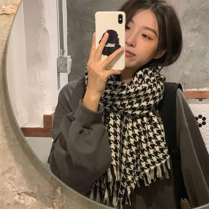 Women's Scarf, Mohair Look, 200x45cm