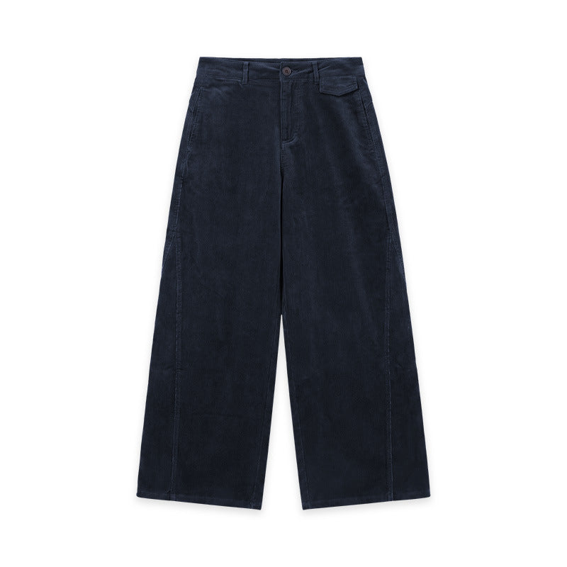 Soft corduroy pants with a brushed surface