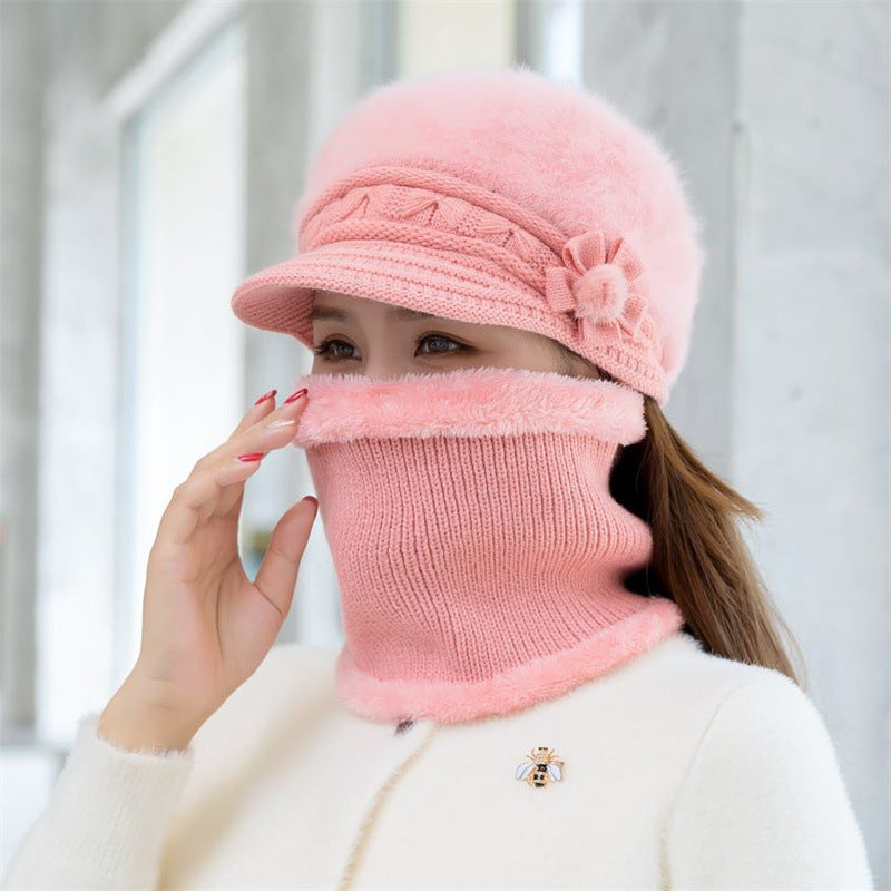 Ladies' knitted hat, warm and stylish