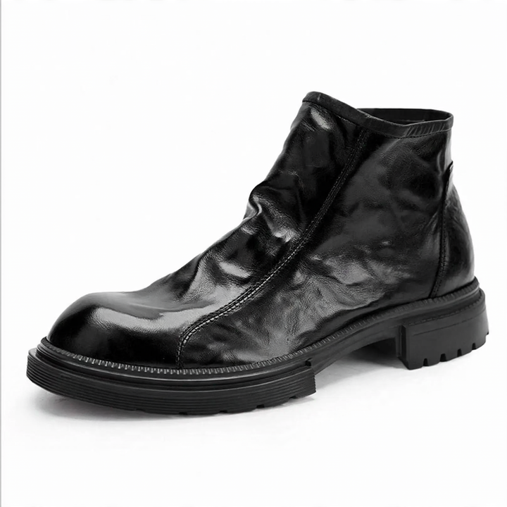 Men's Chelsea boots made of cowhide leather, breathable