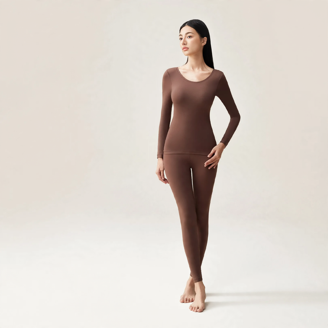 Ladies' thermal set, elastic, warming