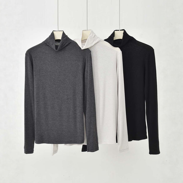 Light Cashmere Blend Turtleneck Sweater