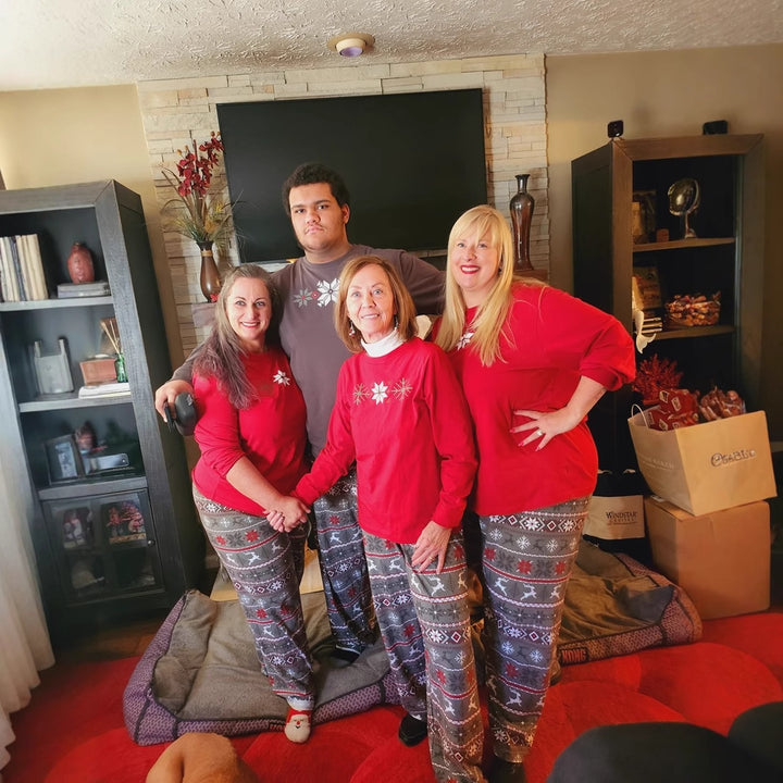 Christmas Family Pajama Set, Cotton Blend