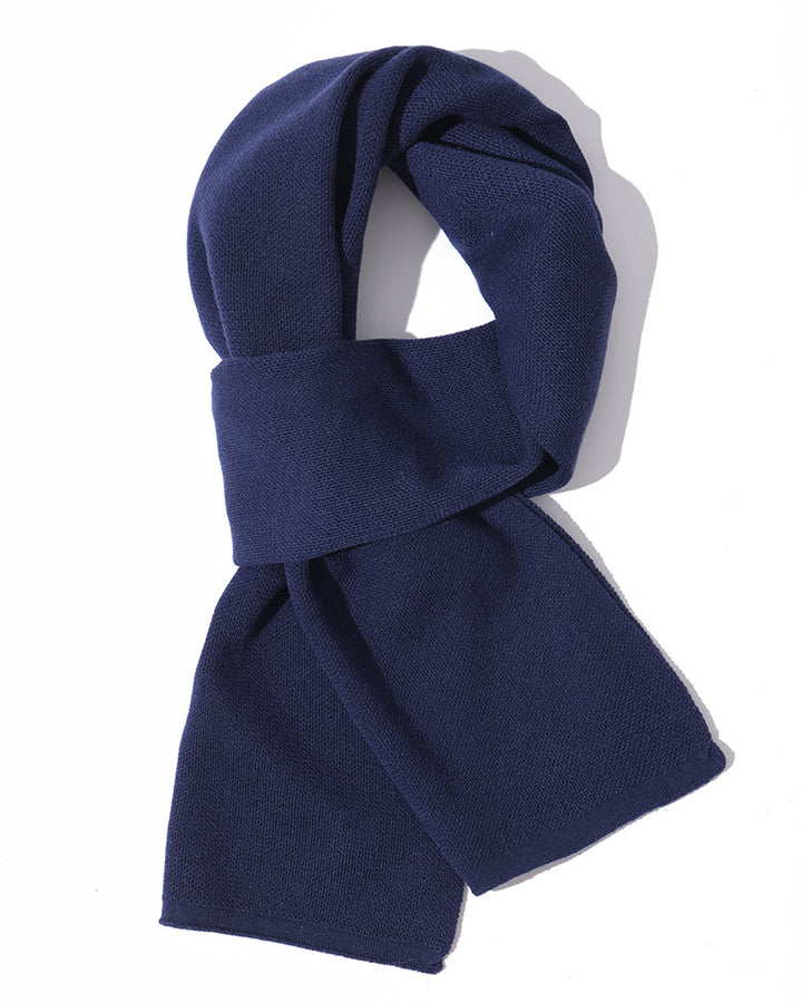 Thick men's scarf in solid colors