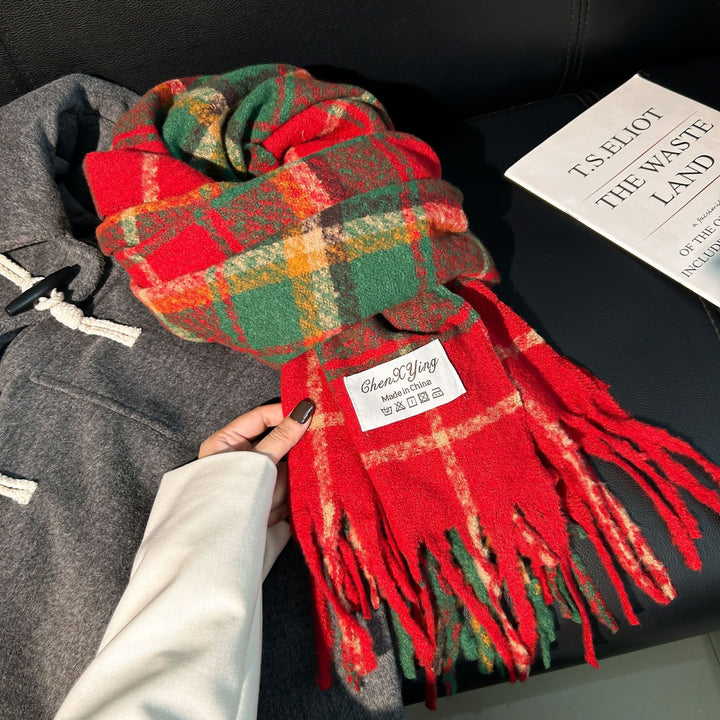 Cashmere knit scarf, 180x45 cm