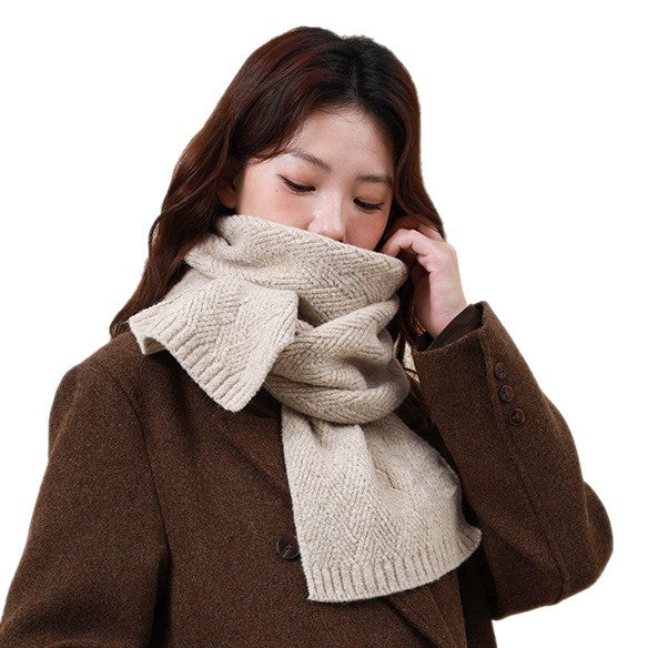 Women's scarf made of alpaca wool, 165x24cm