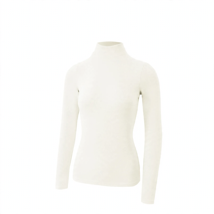 Women’s thermal top, insulated, stand collar