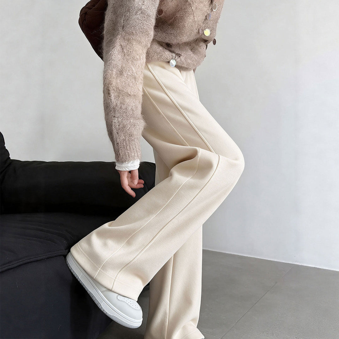 Kord-Wide pants with high waist for women