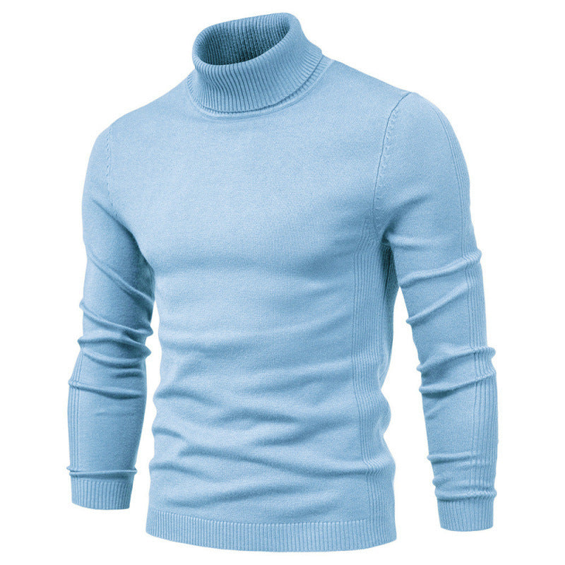 Men's Turtleneck Sweater, simple and modern