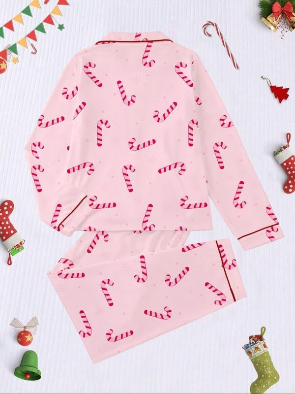 Christmas pajamas set made of flannel S 81333