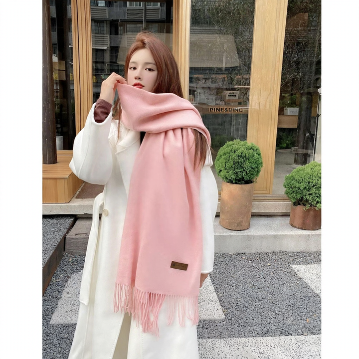 Solid color scarf, 68x200 cm