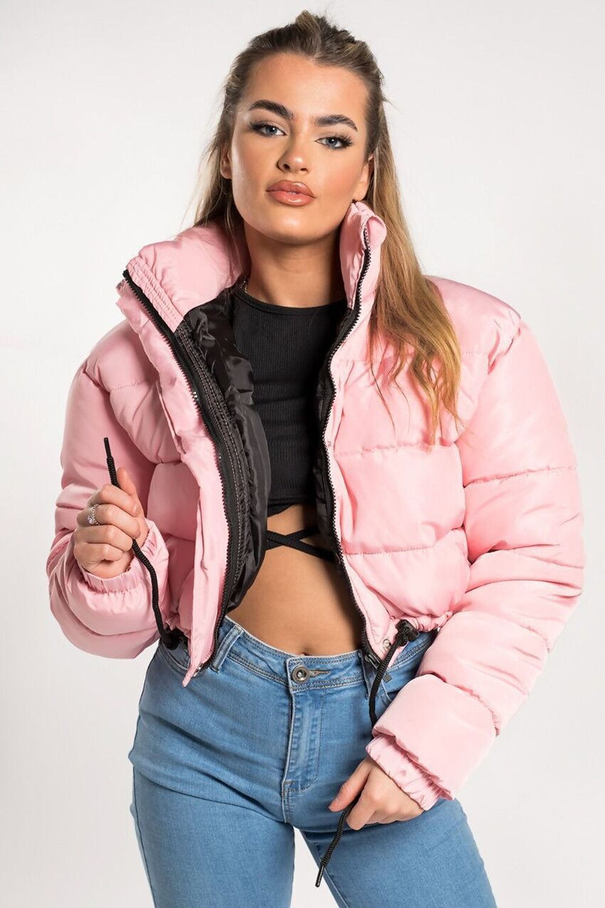 Padded women's quilted jacket in oversized look