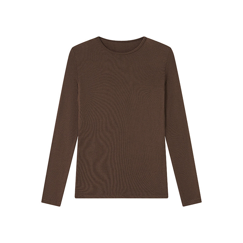 Women's Long Sleeve Under Shirt, Modal, Round Neck
