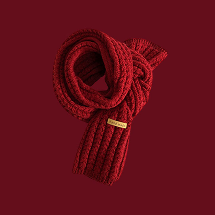 Warmer knitted scarf for women and men
