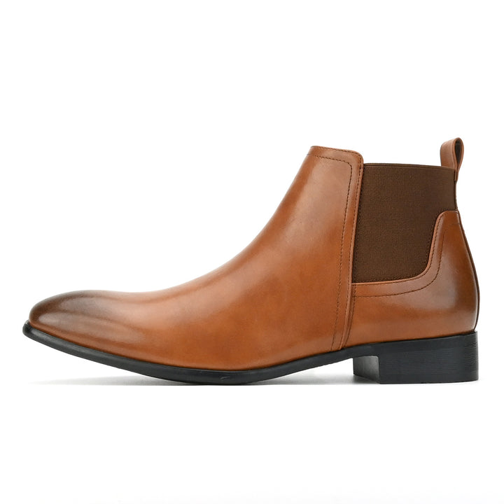 Men's Chelsea boots, square toe, versatile