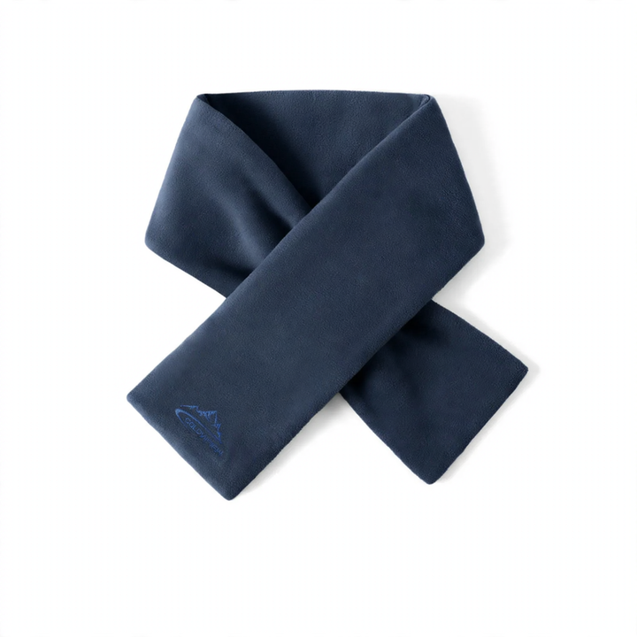 Warmer knit loop scarf for outdoor activities