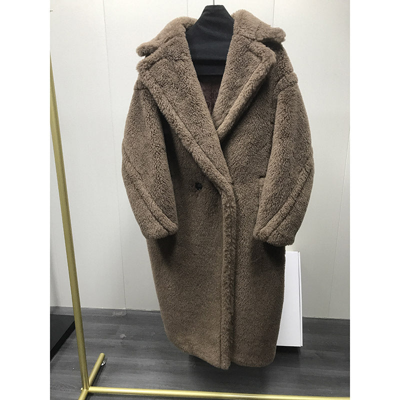 Teddy-Coat, mid-length, for women
