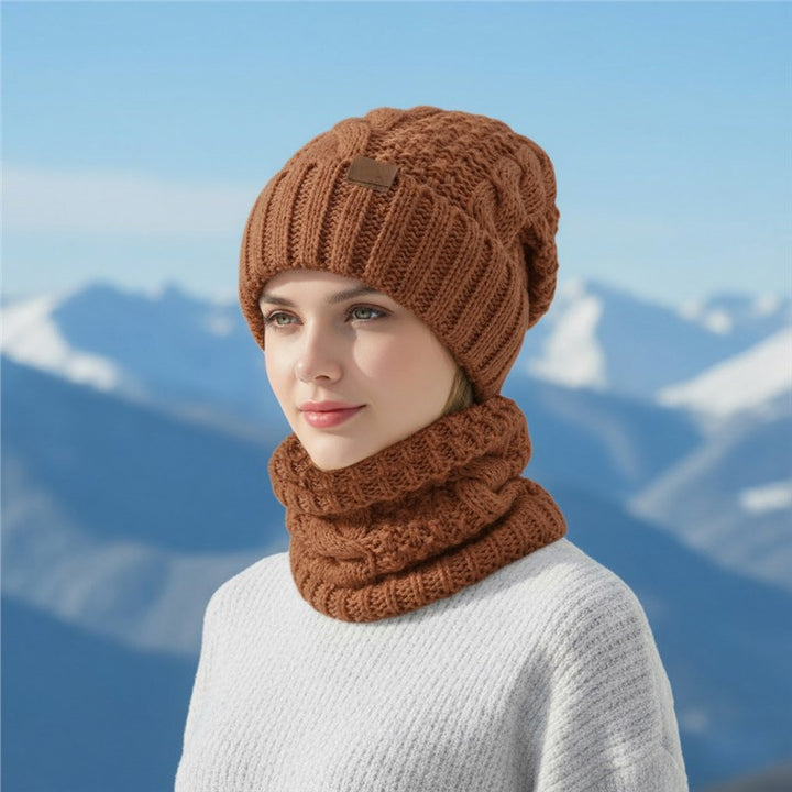 Winter Set: Knit beanie and scarf