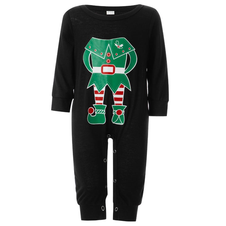 Christmas Pajama Set for the Family with Letter Motif