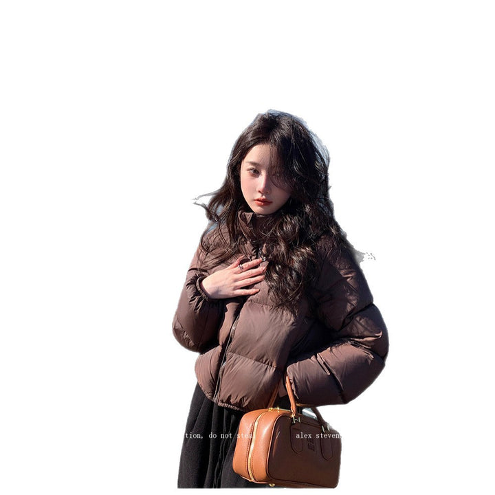 Women's down jacket, short, stylish and warm