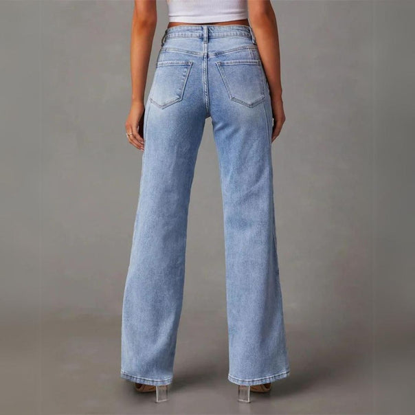 Women’s Casual Wide-Leg Relaxed Fit Jeans