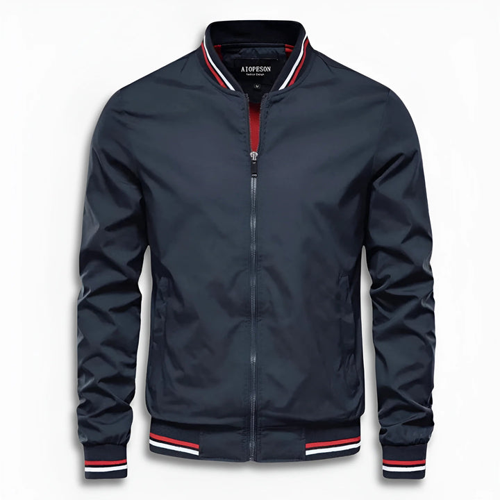 Men's Casual Transitional Jacket with Water-Repellent Surface & Stand Collar | Mune Fashion