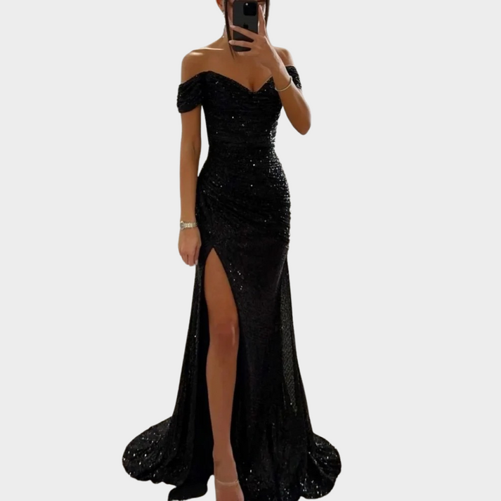 Mune | Women's Long Elegant Evening Dress with Slit for Women