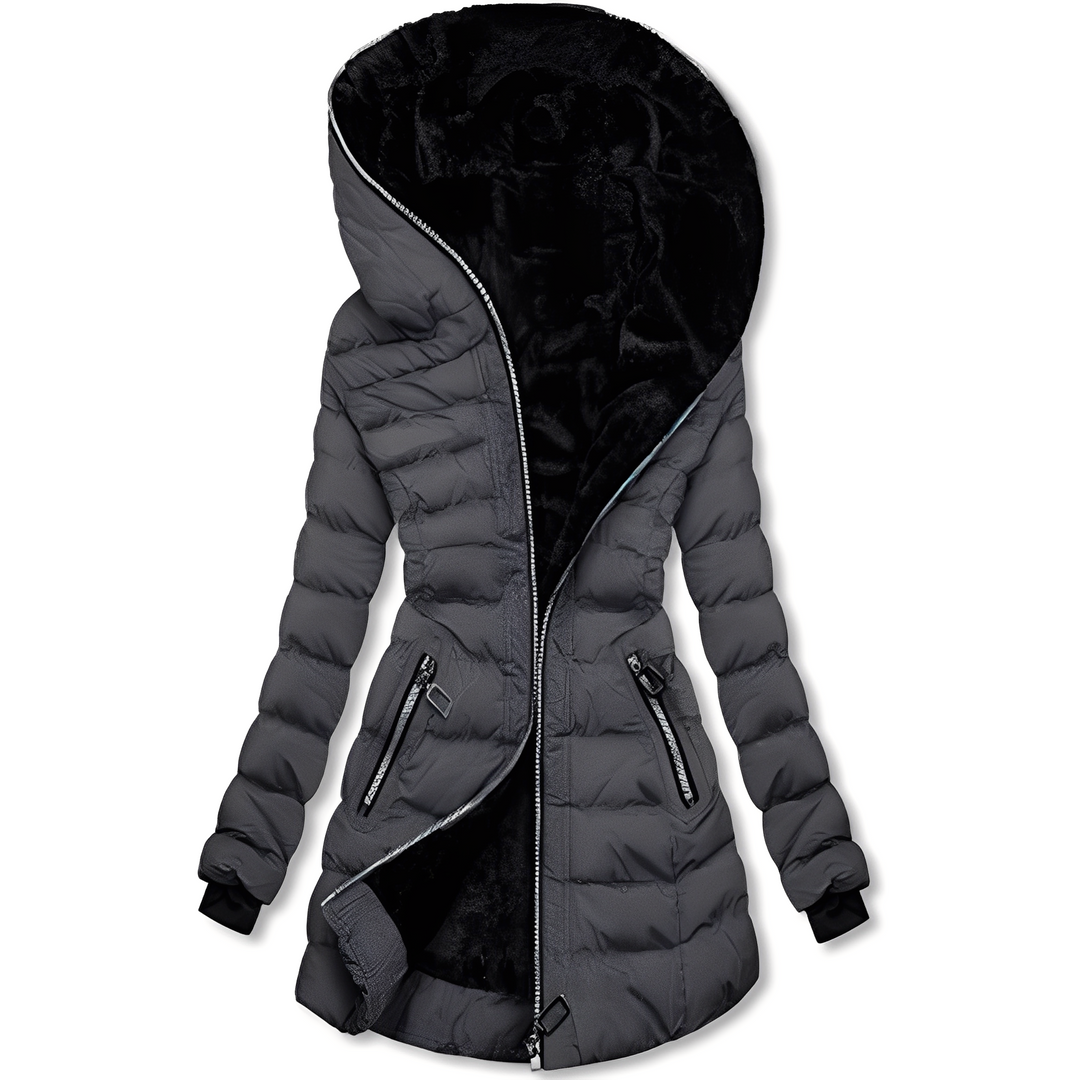 Mune | Modern Winter Jacket with Hood for Women