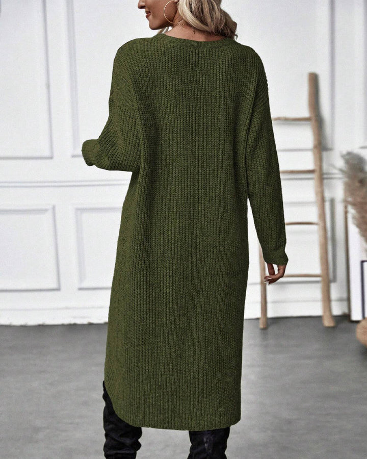 Mune | Sweater dress with irregular hem