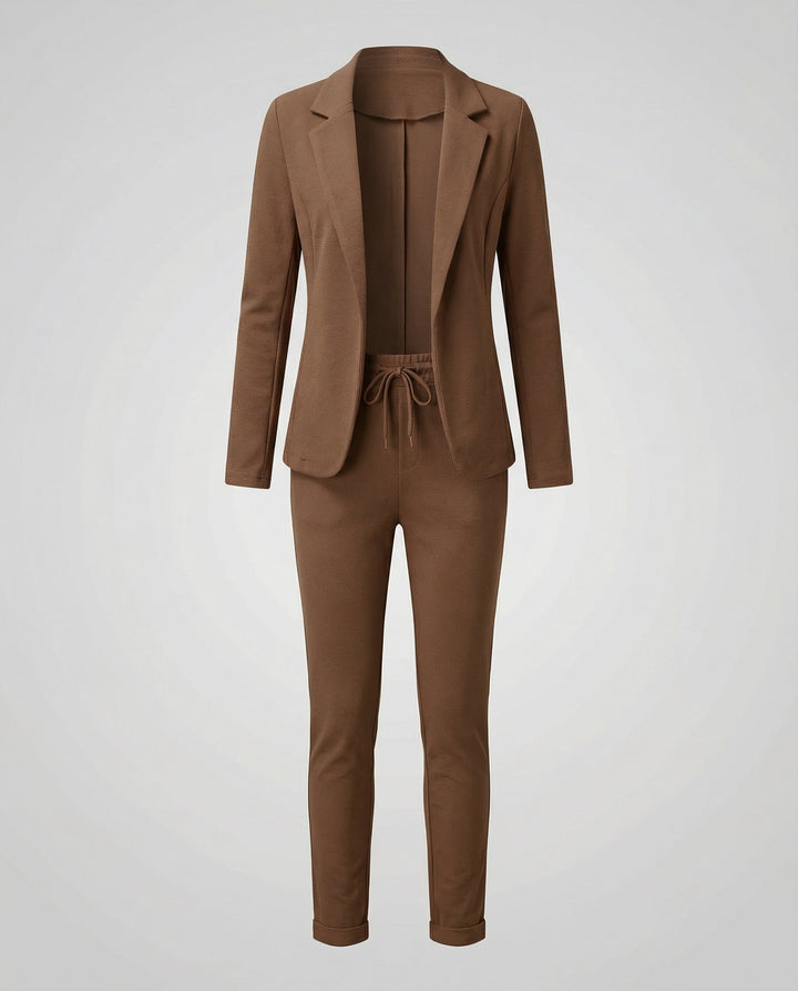 Elegant Women's Blazer Pants Set
