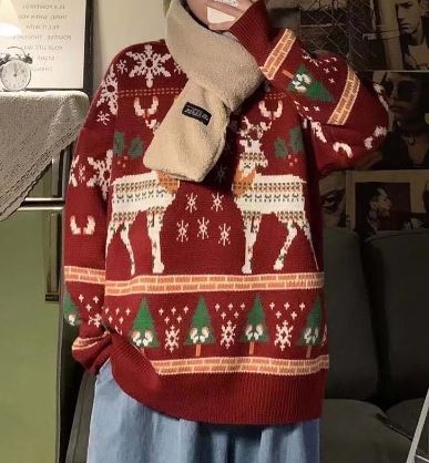 Mune | Knit sweater with vintage look