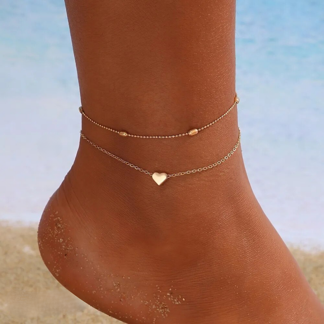 Heart anklet | A life full of love!