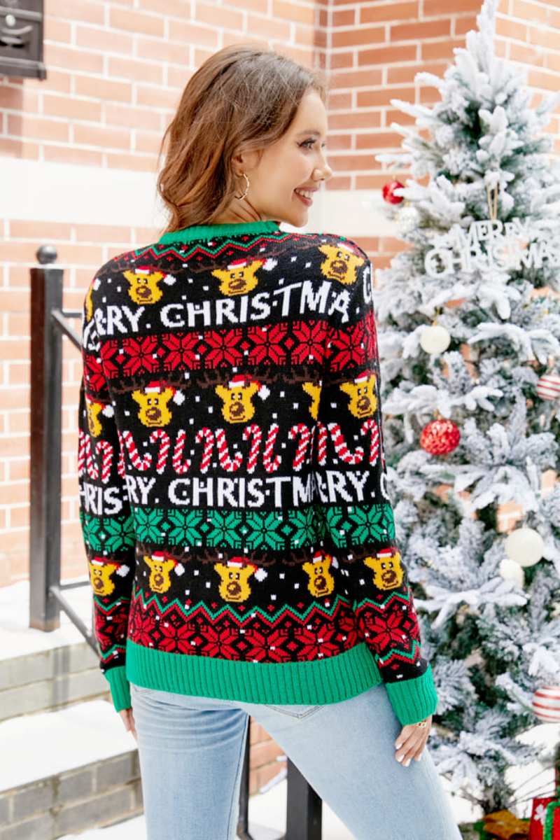 Mune | Christmas Cartoon Reindeer Sweater