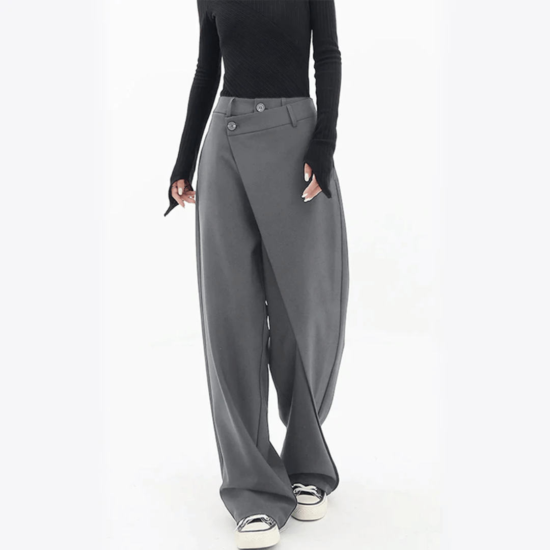 Mune | Wide-Leg Pants - Asymmetrical & Luxurious Wide-Leg by Isabella Vionnet