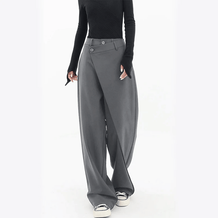 Mune | Wide-Leg Pants - Asymmetrical & Luxurious Wide-Leg by Isabella Vionnet