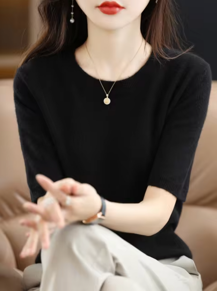 Mune | Short Sleeve Wool Sweater