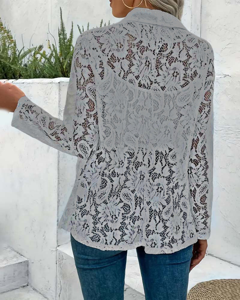 Mune Fashion | Elegant Blazer with Lace
