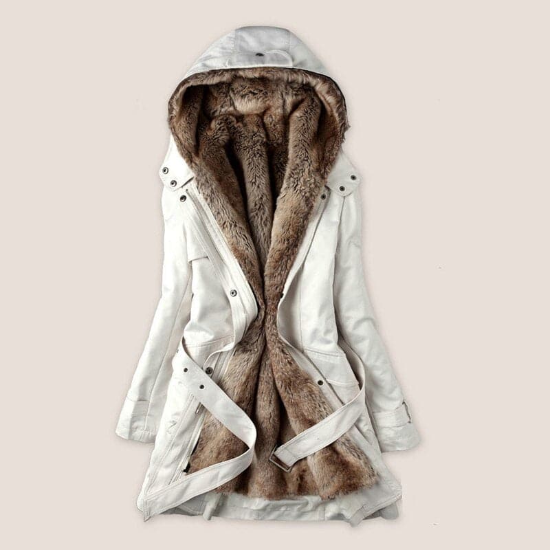Mune | Faux Fur Lined Parka Hooded Parka Up To The Middle Of The Thigh