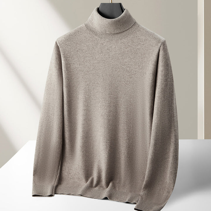 Men's turtleneck sweater made of 100% merino wool