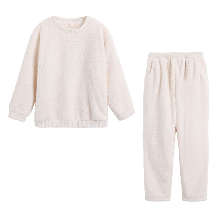 Cozy lounge set for couples, round neck