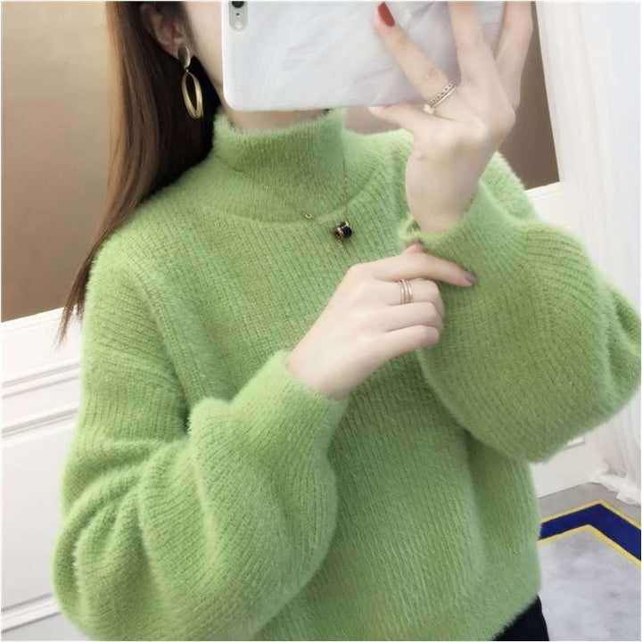Women's Sweater, Short, Lantern Sleeves, Knit