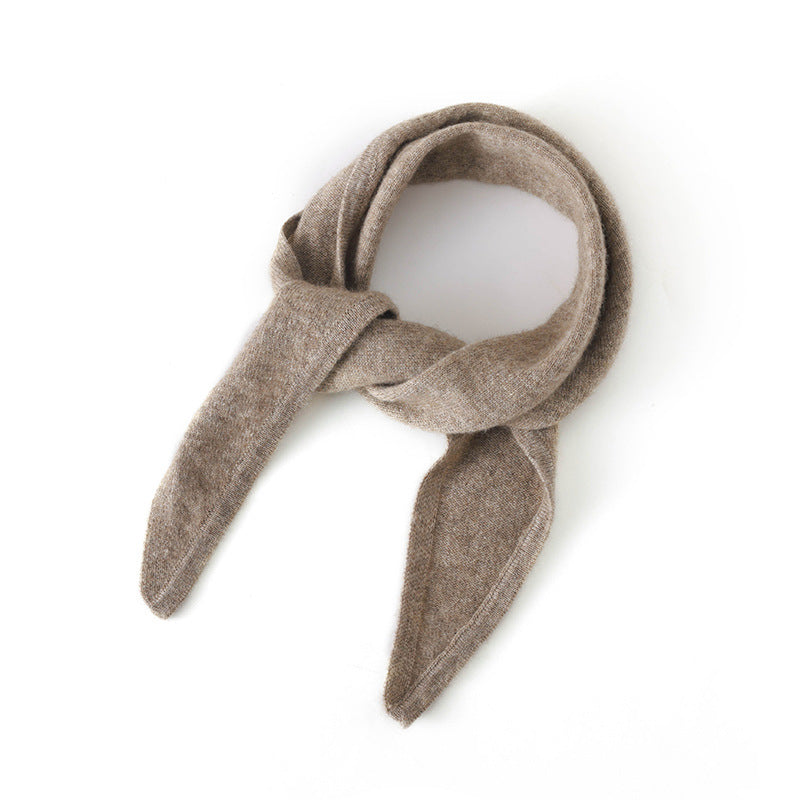 Triangle scarf made of cashmere-wool blend
