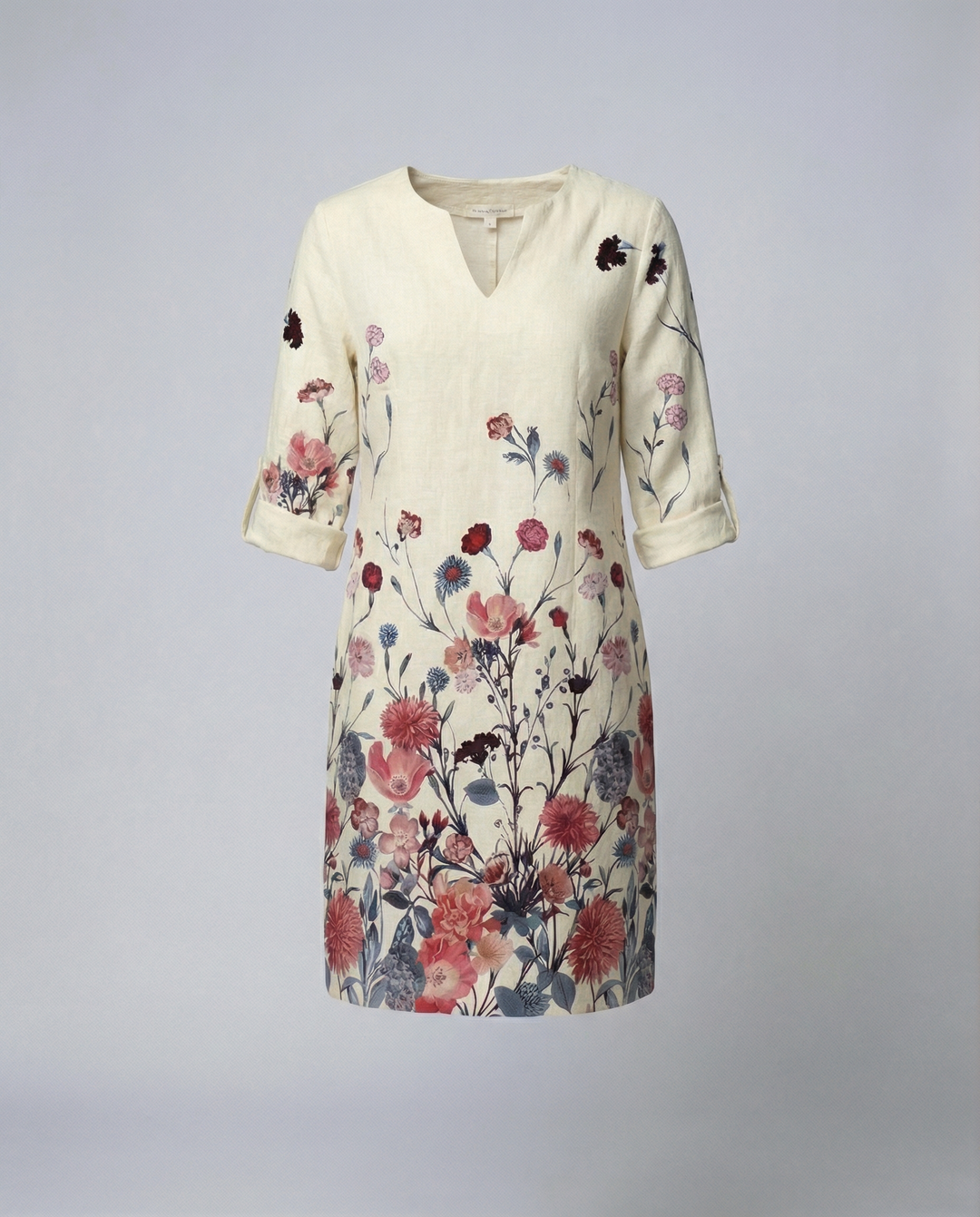 Elegant floral dress women's