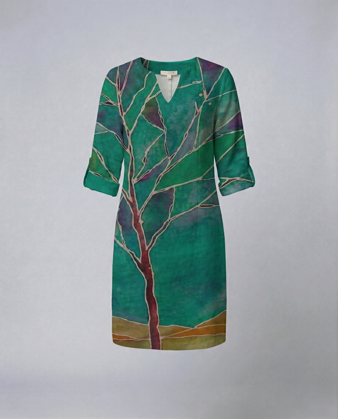 Elegant floral dress women's