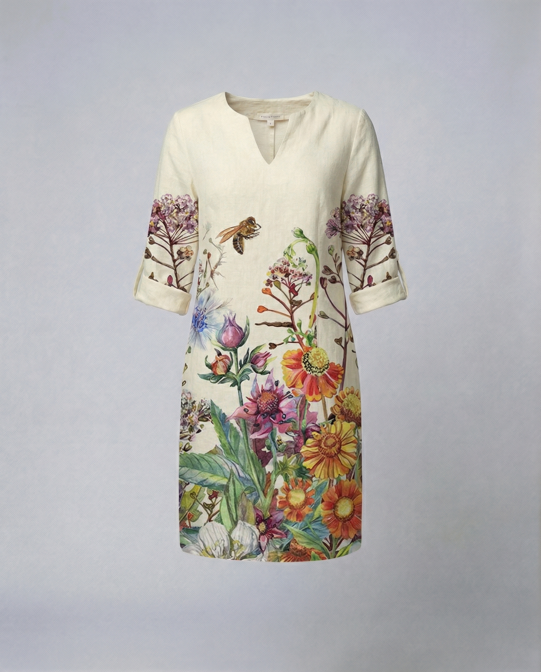 Elegant floral dress women's