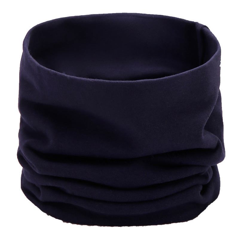 Cotton tube scarf, warming, for sports and everyday use